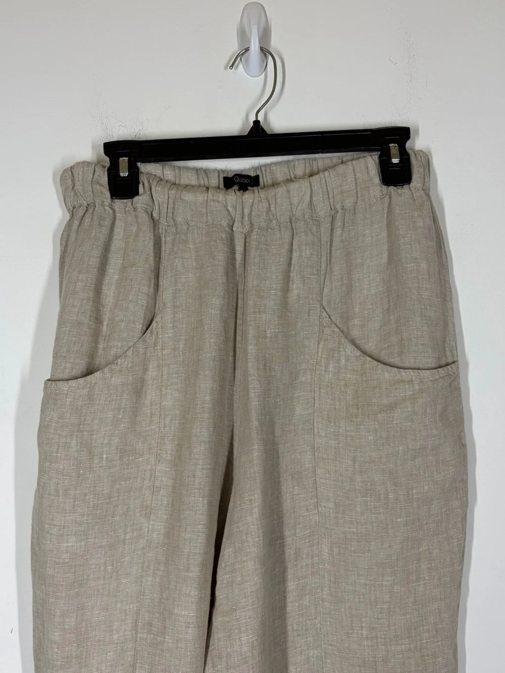 Quince 100% European Linen Tapered Ankle Pants Size Medium